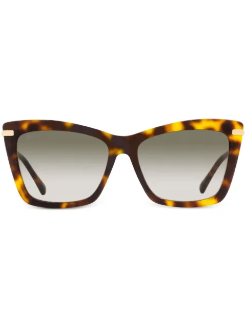 Jimmy Choo Eyewear Sady rectangular-frame sunglasses Brown SADY
