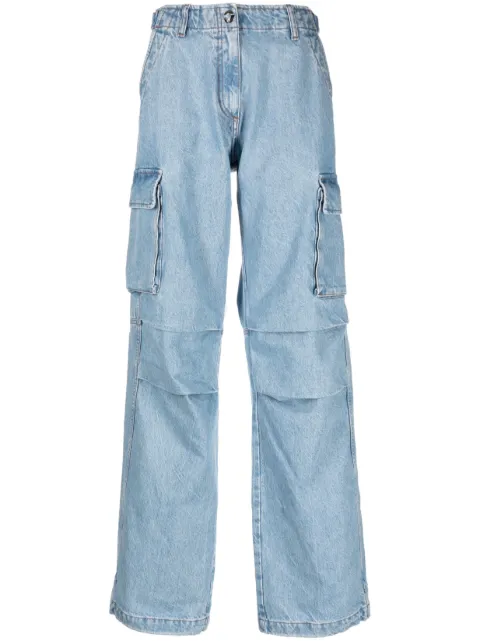 Coperni denim cargo trousers Blue COPP40248