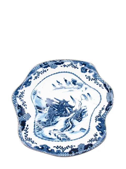 Seletti x Diesel Living porcelain soup plate Blue 11223