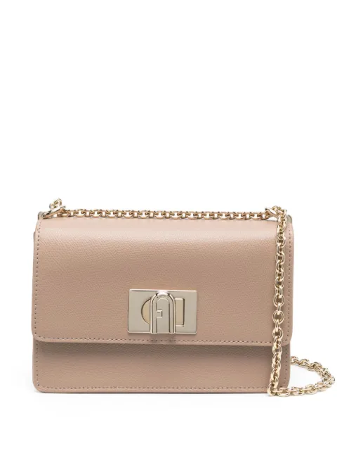 Furla mini 1927 leather crossbody bag Neutrals BAFKACOARE0001007