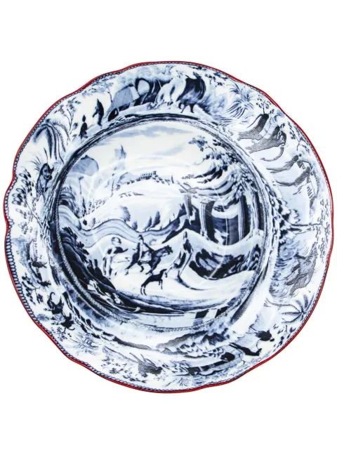 Seletti x Diesel classics on acid arabian soup plate Blue 11220