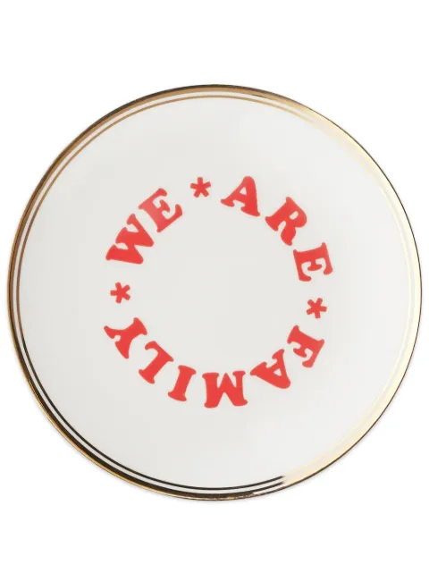 Bitossi Home We Are Family plate (set of six) White FTB00266