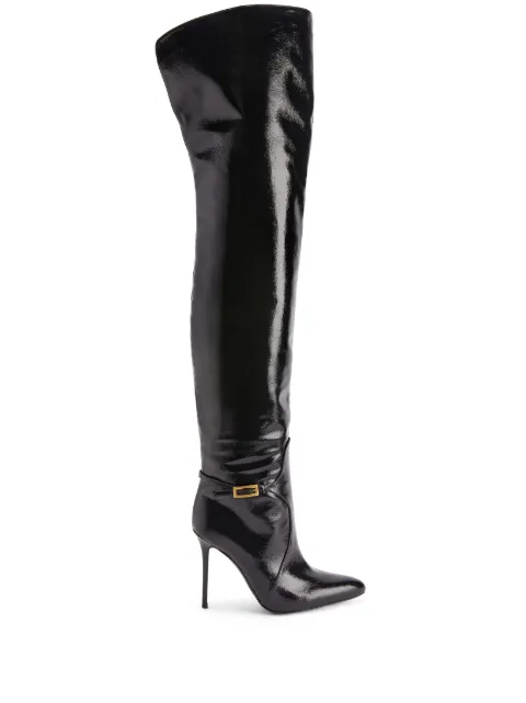 Giuseppe Zanotti 105mm Frannie High above-knee boots Black I380007002