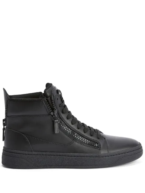 Giuseppe Zanotti GZ94 leather high-top sneakers Black RU30023001