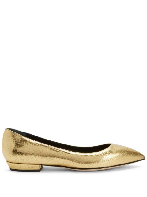 Giuseppe Zanotti Dhalia ballerina shoes Gold I260026H03