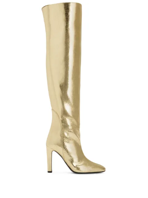Giuseppe Zanotti 105mm Hattie knee-high boots Gold I280025H01
