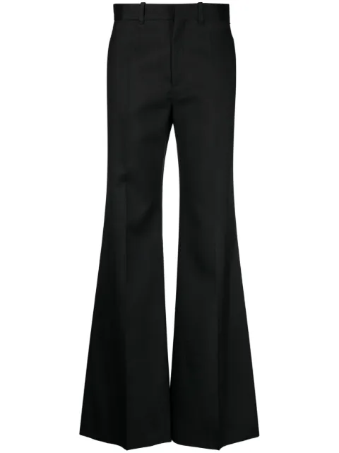 Chloé flared silk trousers Black CHC23UPA03063