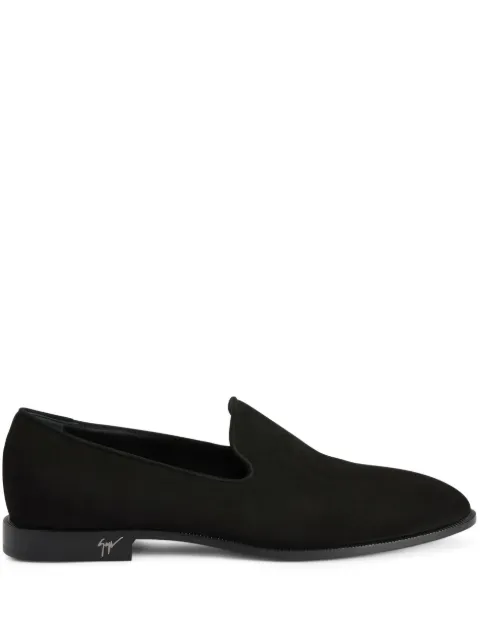 Giuseppe Zanotti Gatien suede loafers Black EU30028002