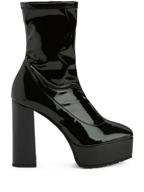 Giuseppe Zanotti 120mm The New Morgana platform boots Black I370001002