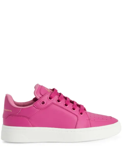 Giuseppe Zanotti calf-leather lace-up sneakers Pink RW30027004