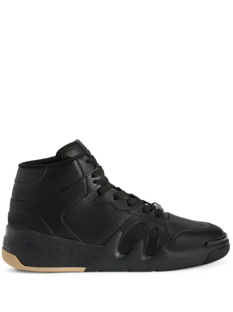 Giuseppe Zanotti Talon perforated hi-top sneakers Black RU30001001