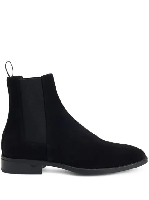 Giuseppe Zanotti Ryim velour Chelsea boots Black IU30013001