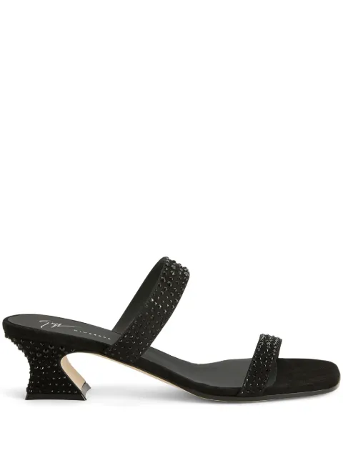 Giuseppe Zanotti Aude Strass sandals Black I300003003