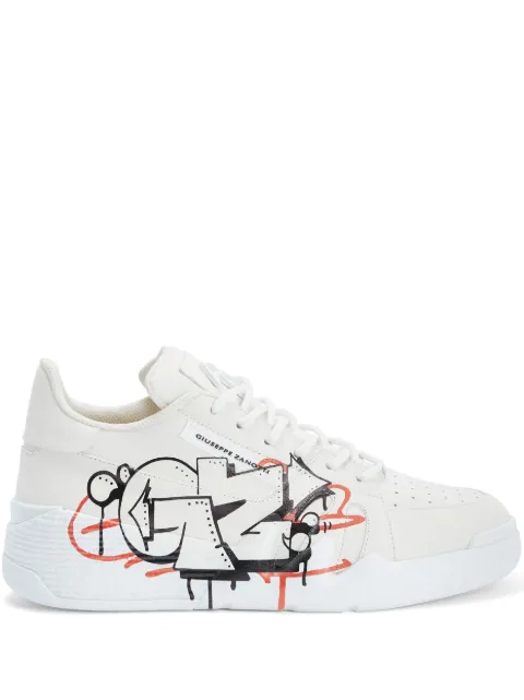 Giuseppe Zanotti Talon graphic-print sneakers White RW30025002