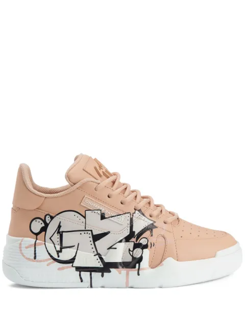 Giuseppe Zanotti Talon graphic-print sneakers Neutrals RW30025003