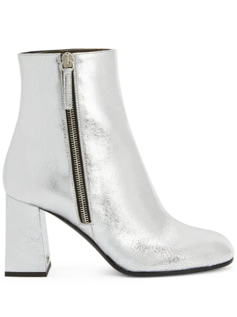 Giuseppe Zanotti 80mm Sveva ankle boots Silver I270049H01