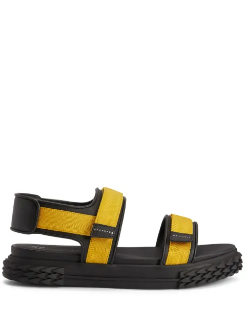 Giuseppe Zanotti Blabber Gummy touch-strap sandals Black RM00051K09