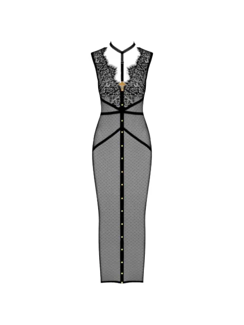 Maison Close Inspiration Divine sheer dress Black 608643