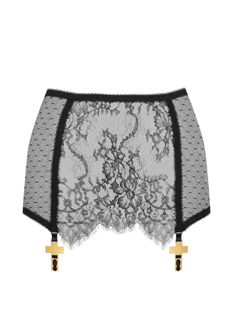 Maison Close Inspiration Divine mini suspender skirt Black 561502