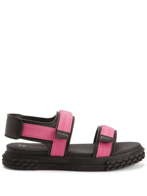 Giuseppe Zanotti Blabber Gummy touch-strap sandals Black RM00051K06