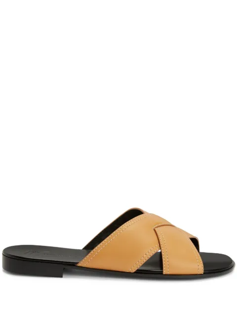 Giuseppe Zanotti Flavio slip-on sandals Brown IU10061K05