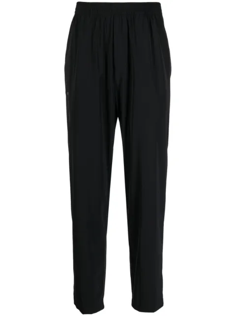 TRUE TRIBE logo-patch elasticated-waist trousers Black FITSTEVE