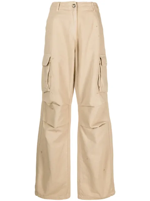 Coperni wide-leg cargo trousers Neutrals COPP40247
