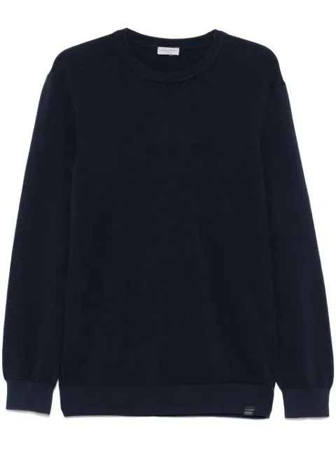Paul & Shark garment-dyed cotton sweater Blue 22411504