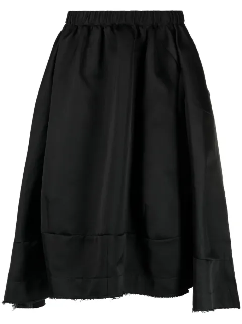 Comme Des Garçons asymmetric midi skirt Black GKS006