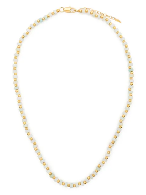 Missoma beaded chain amazonite necklace Gold BDGN1AM