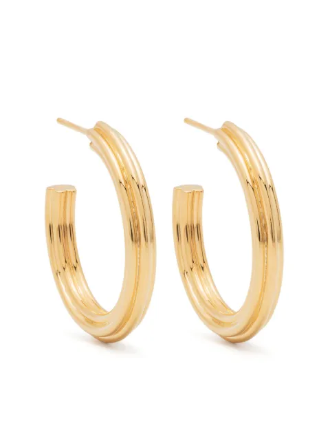 Missoma ridge hoop earrings Gold MHGE10NS