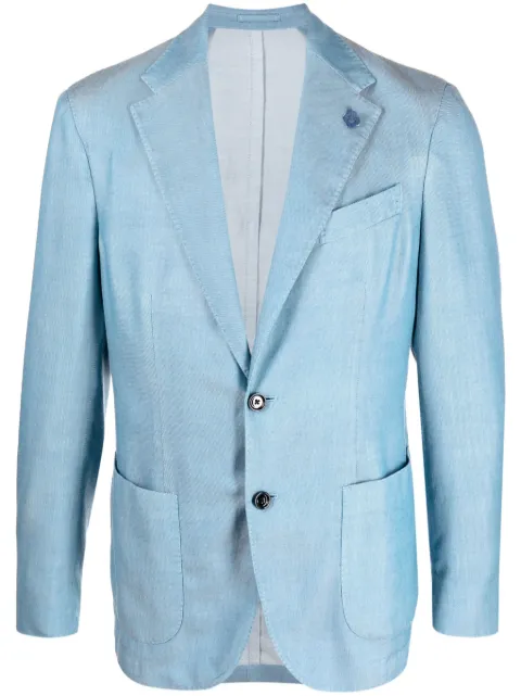 Lardini single-breasted blazer Blue EP389AV95EPR60205