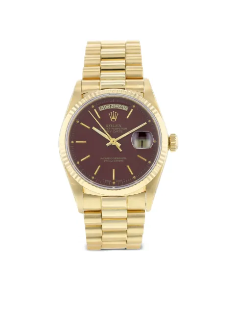 Rolex 1986 Day-Date 36mm watch Brown 396580