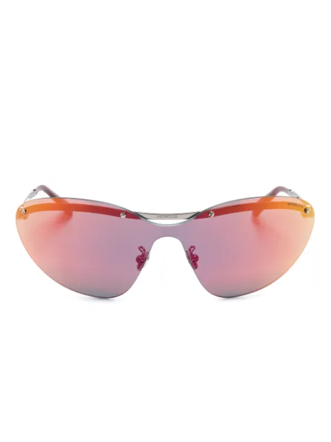 Moncler Eyewear Carrion shield sunglasses Red ML0255