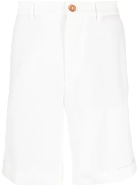 Brunello Cucinelli pressed-crease Bermuda shorts White MP431G0660C802
