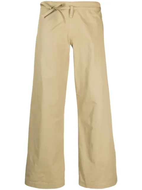 QUIRA low-rise cropped trousers Neutrals Q317TC