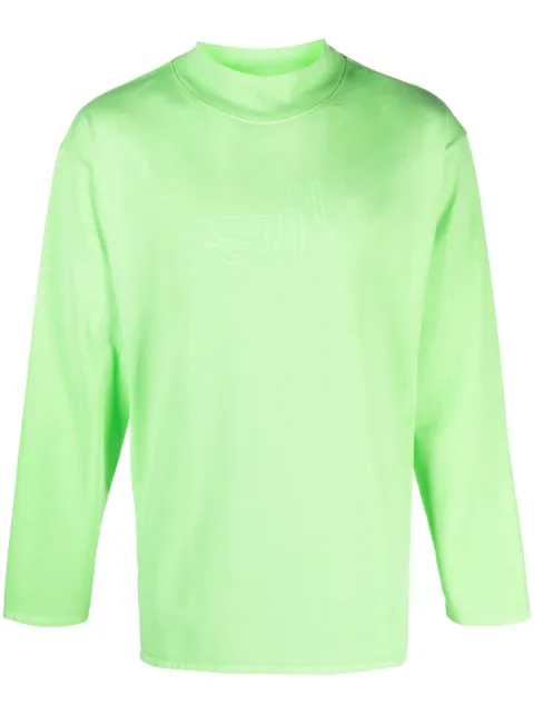 ERL graphic-print cotton sweatshirt Green ERL06T013