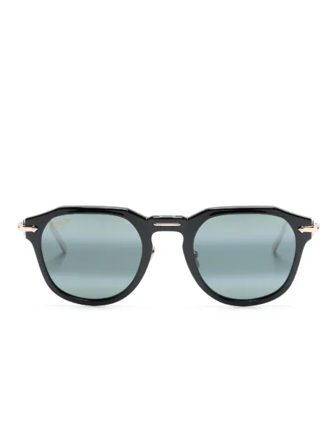 Maui Jim Alika gradient geometric sunglasses Black ALIKA