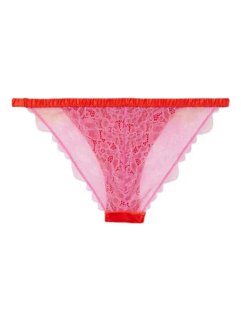Love Stories satin-lace briefs Red L2311024400