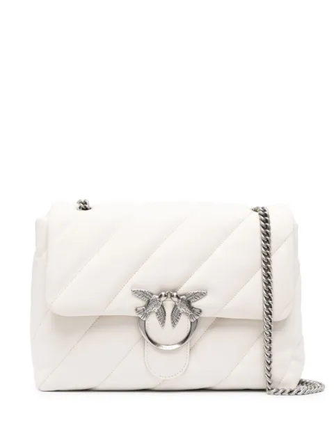 PINKO Love quilted shoulder bag White 100037A0F2Z14O