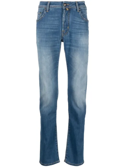 Jacob Cohën faded straight-leg jeans Blue UQE0632S2851
