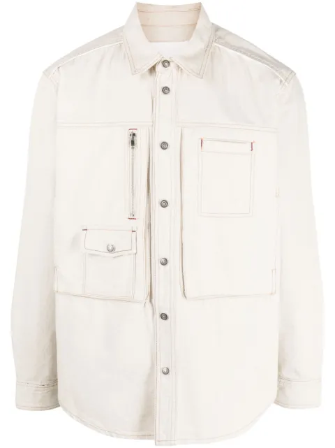 MARANT Pascuale shirt jacket Neutrals VE0153HAA2H06H