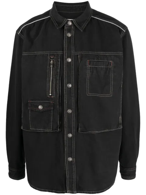 MARANT Pascuale shirt jacket Black VE0153HAA2H06H