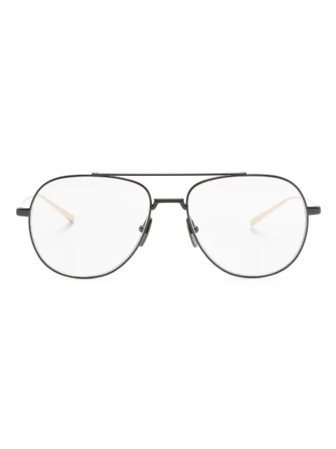 Dita Eyewear metal pilot-frame glasses Black DTX161