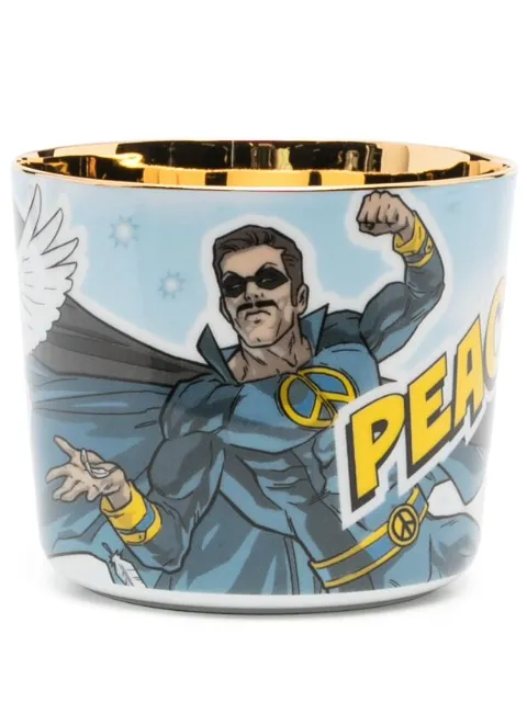 SIEGER by FÜRSTENBERG Becher Peace Man champagne goblet Blue OB178560987