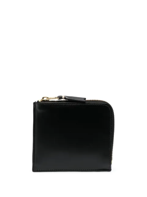 Comme Des Garçons Wallet leather zipped wallet Black SA3100CP