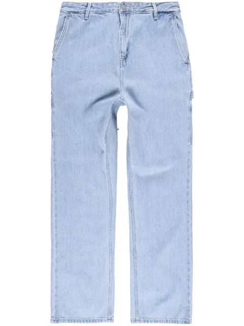 Carhartt WIP high-waist straight-leg jeans Blue I031251