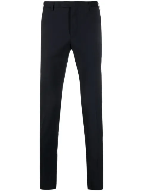 PT Torino mid-rise slim-fit trousers Blue C0KSZEZ00CL1PO35