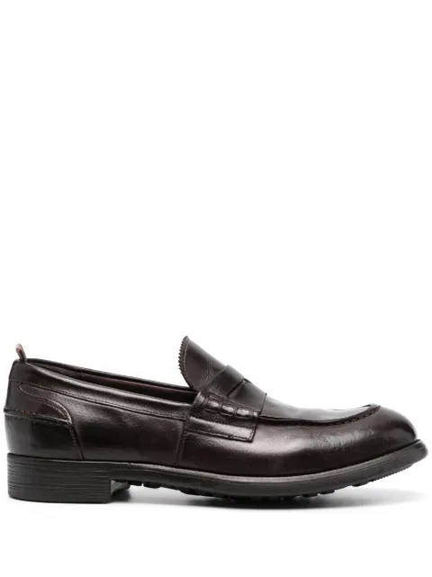 Officine Creative Chronicle leather Penny loafers Brown OCUCHRO056IGNISD215