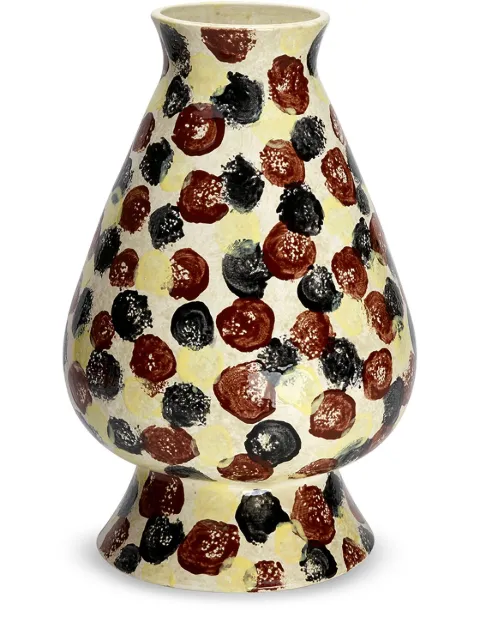 1882 Ltd Jesture Rosebud spot-print vase (36cm) Neutrals JRB0001
